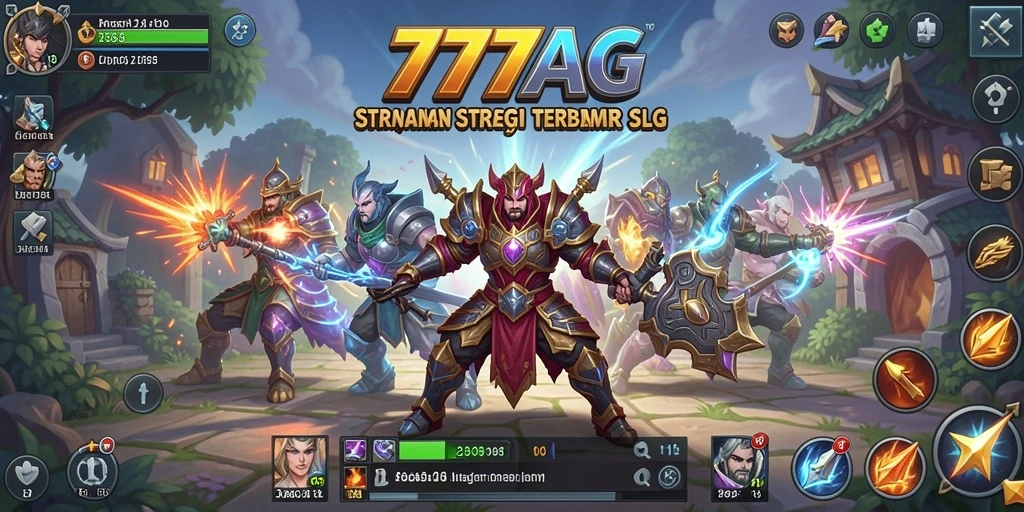 Screenshot dari gameplay 777AG yang menampilkan aksi strategi yang intens.