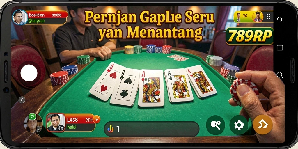 Tampilan gameplay seru Gaple di 789RP.