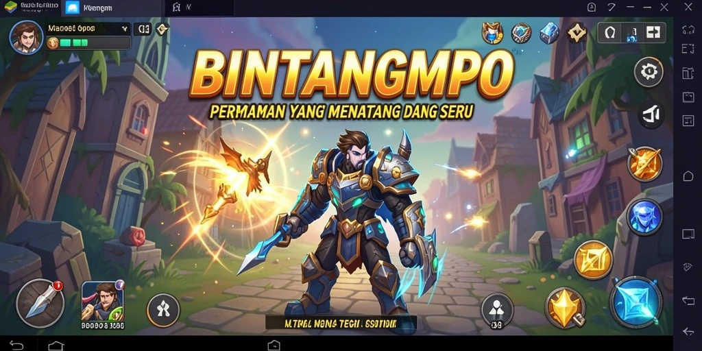 Tampilan gameplay menarik dari BINTANGMPO yang penuh strategi.