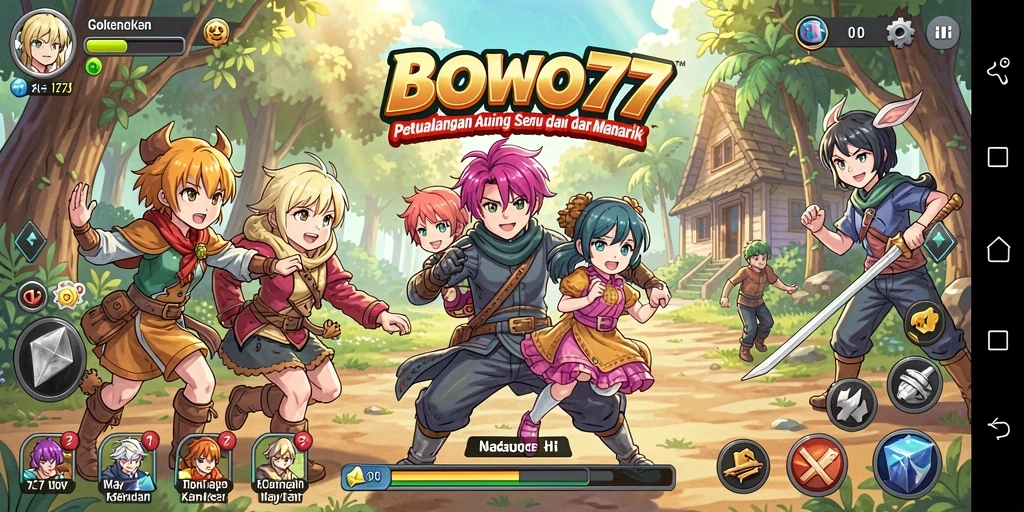 Gameplay seru dalam dunia Anime penuh warna.