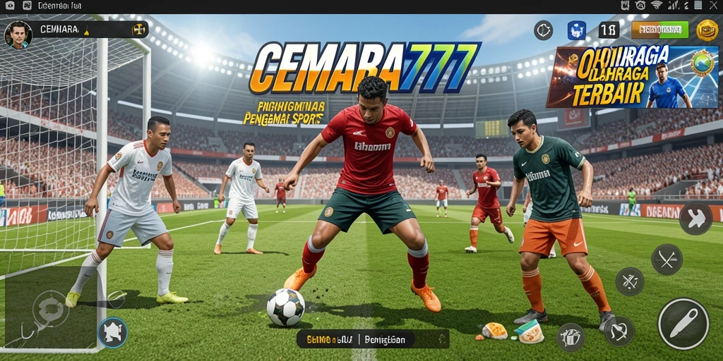 Tampilan utama gameplay CEMARA777 yang seru dan mendebarkan.