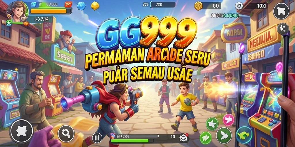 Tampilan gameplay GG999 yang penuh aksi dan seru.