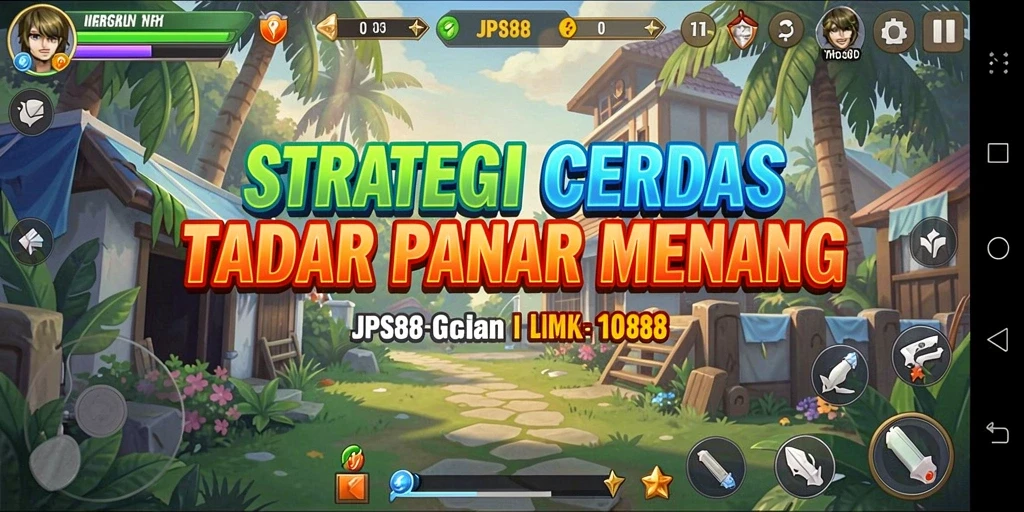 Tampilan gameplay menegangkan dari JPS88 yang menantang strategi Anda.