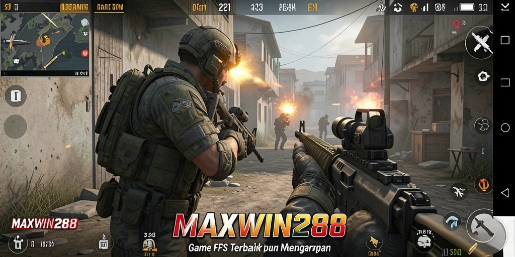 Tampilan gameplay menegangkan dari <strong>MAXWIN288</strong> saat pertempuran berlangsung.