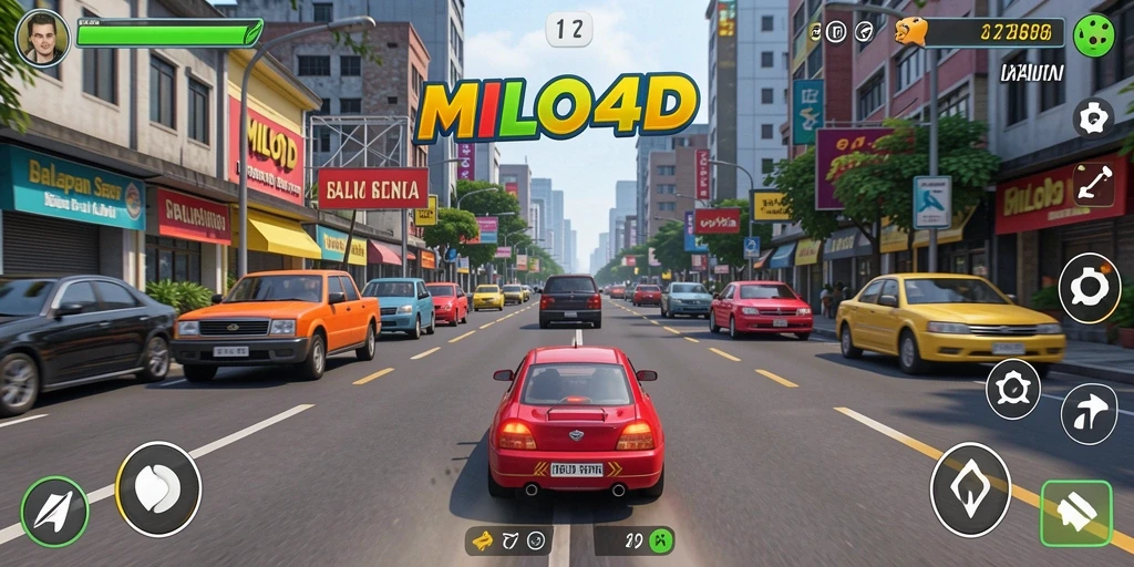Gameplay balapan seru di MILO4D yang memukau.