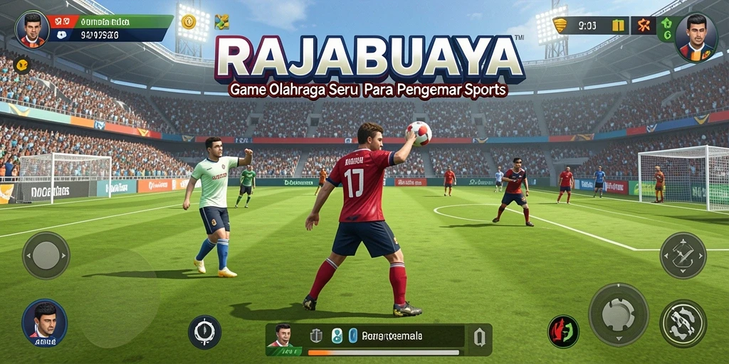 Tampilan seru gameplay RAJABUAYA dalam aksi olahraga.