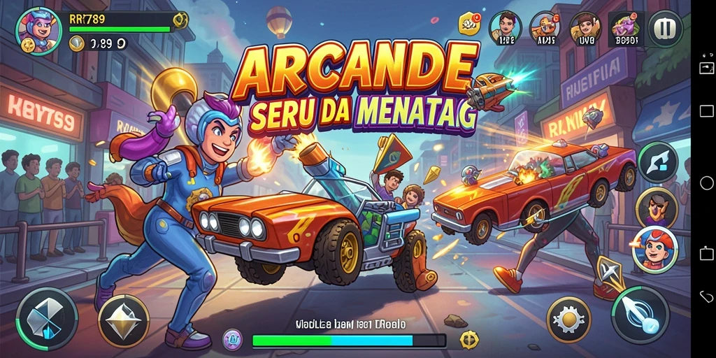 Screenshot gameplay RR789 yang menggambarkan aksi seru.
