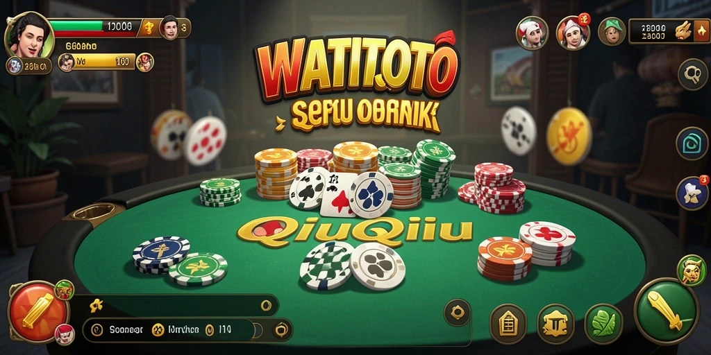 Gameplay seru WATITOTO dengan suasana QiuQiu yang mendebarkan.